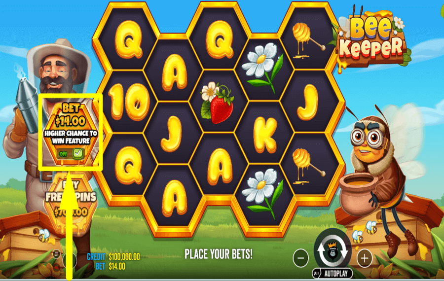 Bee Keeper APPLICA LA SCOMMESSA ANTE.