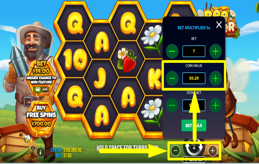 Bee Keeper DISPORRE LE MONETE.