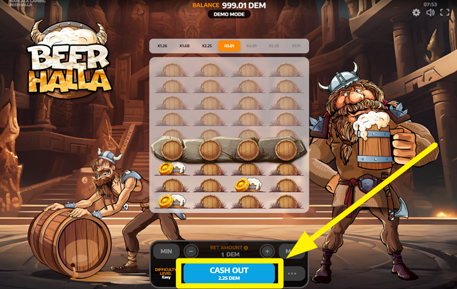 Beerhalla ОБНАЛИЧИВАЙТЕ СВОЙ ВЫИГРЫШ.