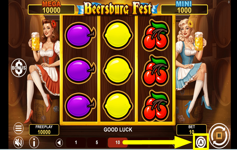 Beersburg Fest Hold and Win ВКЛЮЧИТЬ АВТОВОСПРОИЗВЕДЕНИЕ.