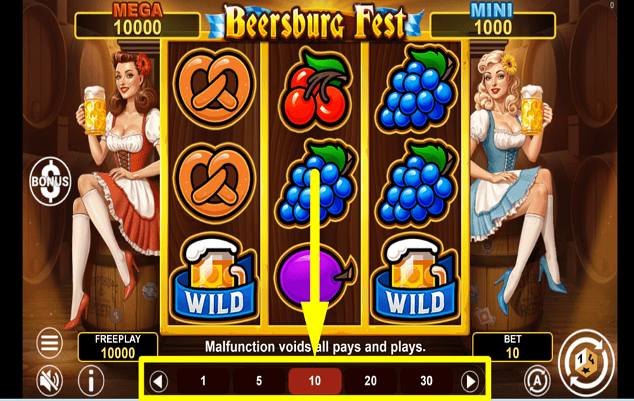 Beersburg Fest Hold and Win СКОРРЕКТИРУЙТЕ СТАВКУ.