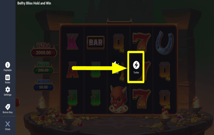 Belfry Bliss Hold and Win CHANGEZ LE RYTHME DU JEU.