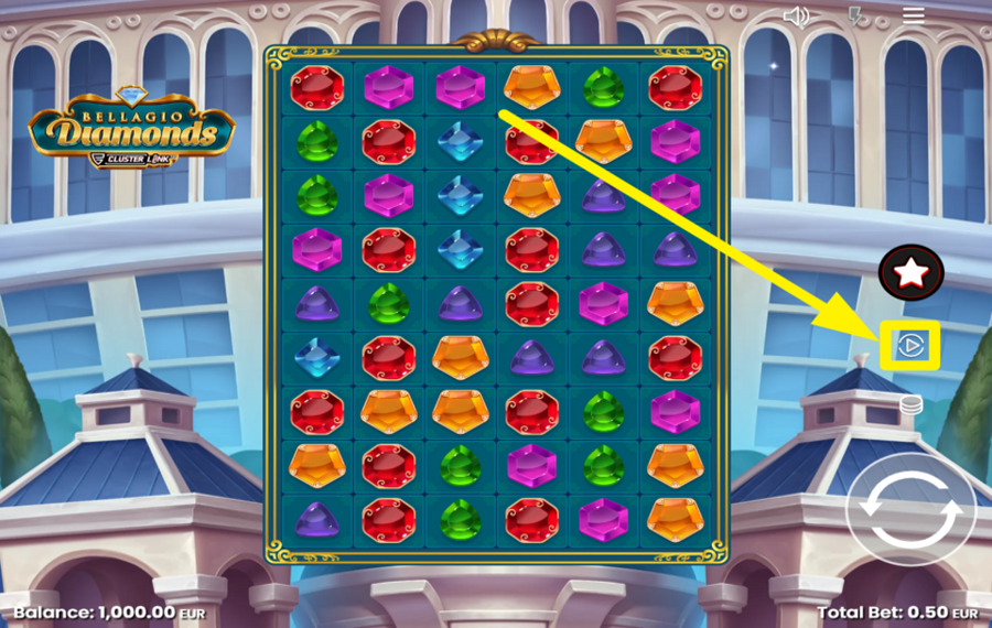 Bellagio Diamonds USE THE AUTOPLAY FEATURE.