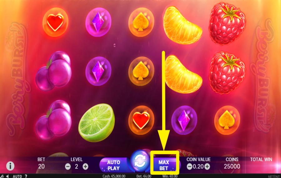 Berryburst ACTIVEZ LE NIVEAU DE PARI ULTIME.