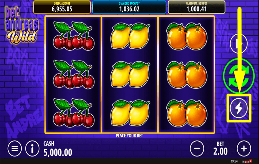 Bet Andreas Wild CONTROL SPIN SPEED.