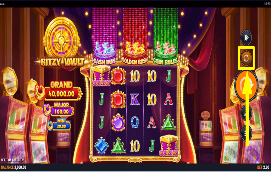 Bet it on the Glitz ВКЛЮЧИТЬ АВТОВОСПРОИЗВЕДЕНИЕ.