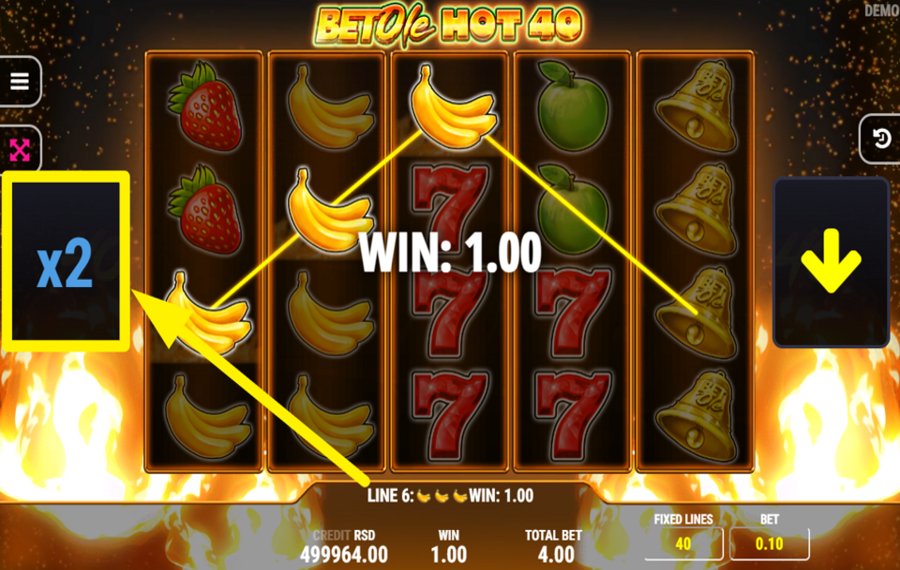 Bet Ole Hot 40 GAMBLE YOUR WIN!