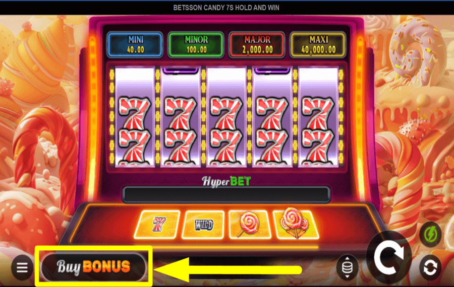 Betsson Candy 7s Hold and Win PAY FOR SPINS.