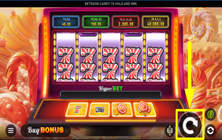 Betsson Candy 7s Hold and Win PLAY THE GAME.