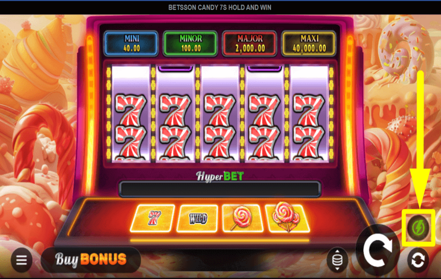 Betsson Candy 7s Hold and Win PICK UP YOUR PACE.