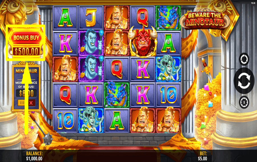Beware the Minotaur APPROFITTA DEL BONUS.