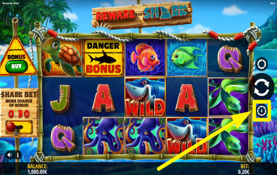 Beware the Shark DÉCIDEZ DE VOTRE PARI.