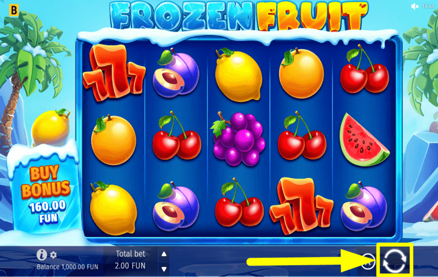 BGaming Frozen Fruit НАЧНИТЕ ИГРАТЬ.