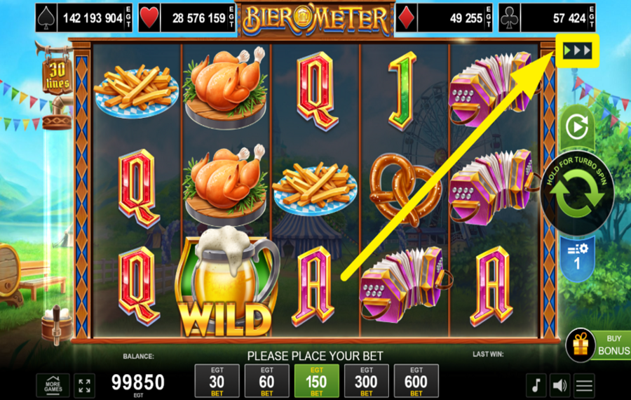 Bier O Meter ACCELERATE THE SPINS.