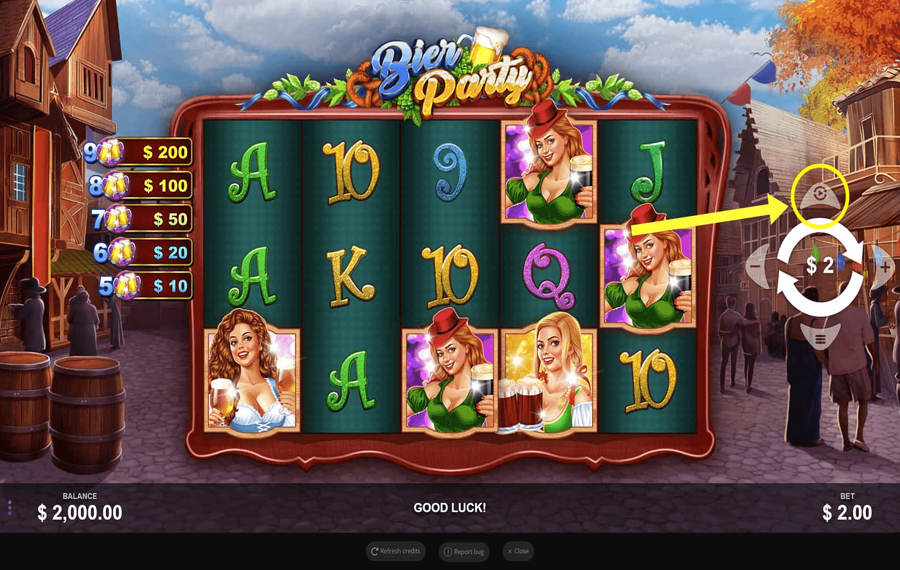 Bier Party Optional Step - Use The Autoplay Feature