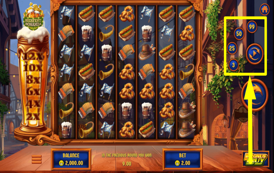 Bierfest Bonanza CENTRIFUGA AUTOMATICAMENTE.