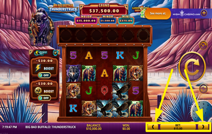 Big Bad Buffalo Thunderstruck ДЕЛАЙТЕ СТАВКУ.
