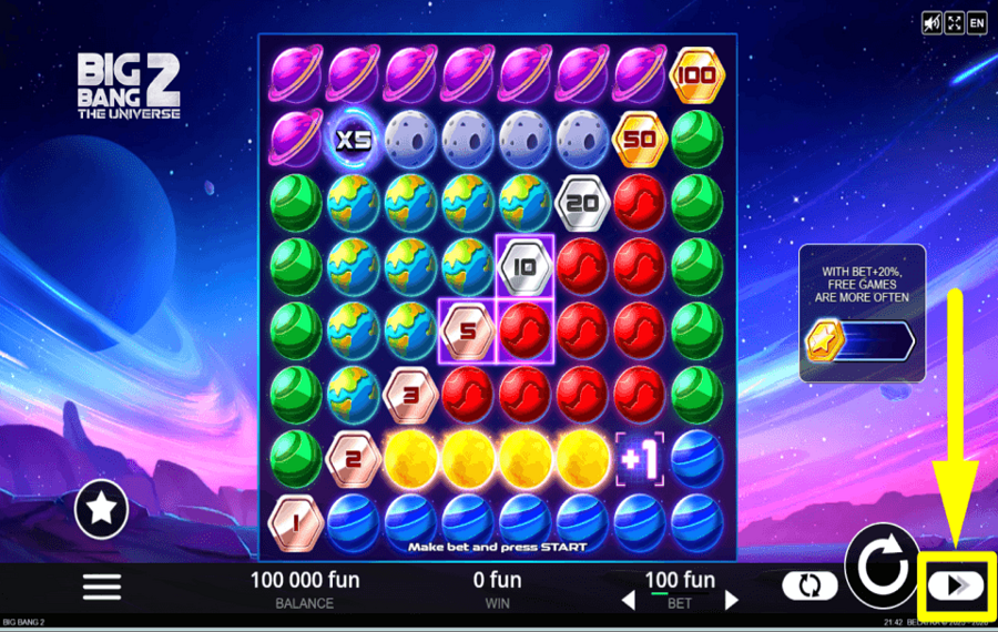 Big Bang 2 The Universe УСКОРЬТЕ ИГРУ.