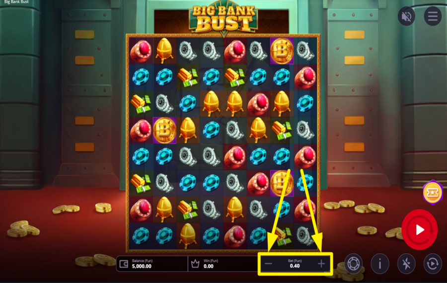 Big Bank Bust DECIDI LA TUA SCOMMESSA.