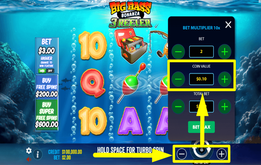 Big Bass Bonanza 3 Reeler ALLOT THE COINS.