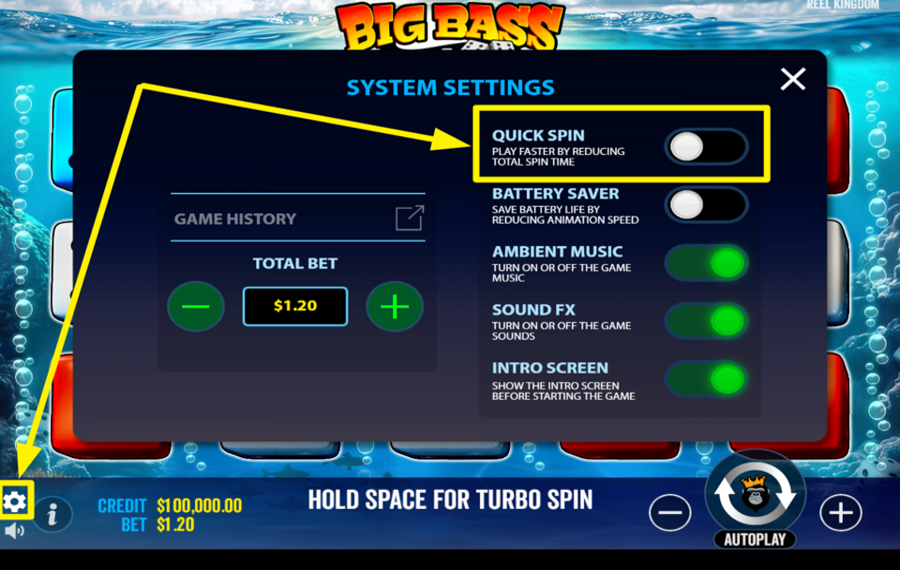 Big Bass Dice ACCÉLÉREZ LE JEU.