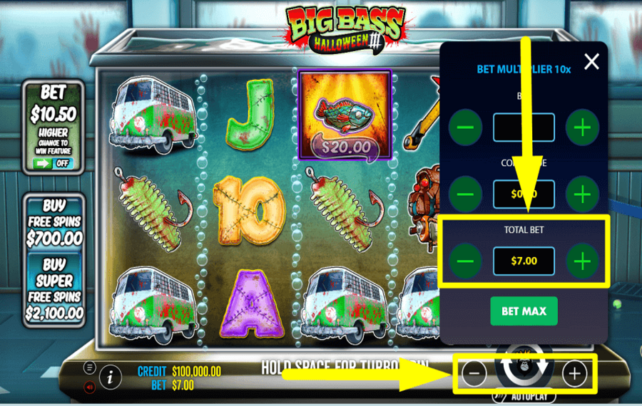 Big Bass Halloween 3 BESTÄTIGEN SIE IHRE WETTE.