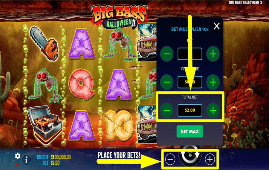 Big Bass Halloween II SORTIEREN SIE DEN GESAMTEN EINSATZ.