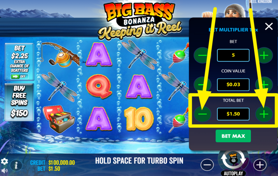 Big Bass Keeping it Reel DÉCIDEZ DE VOTRE PARI TOTAL.