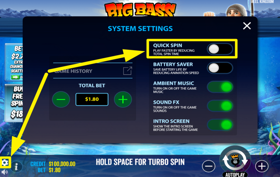 Big Bass Keeping it Reel CHANGEZ LA VITESSE.