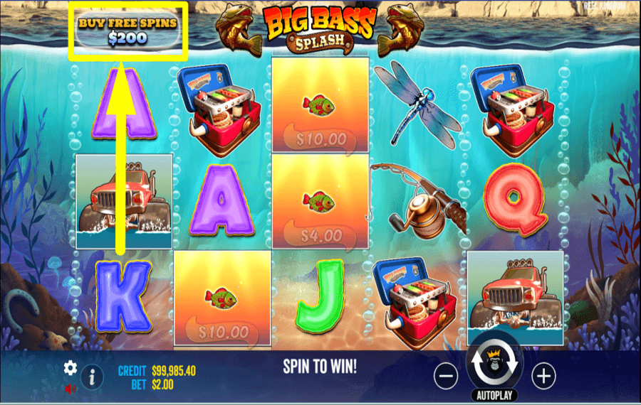 Big Bass Splash SEIZE THE BONUS.