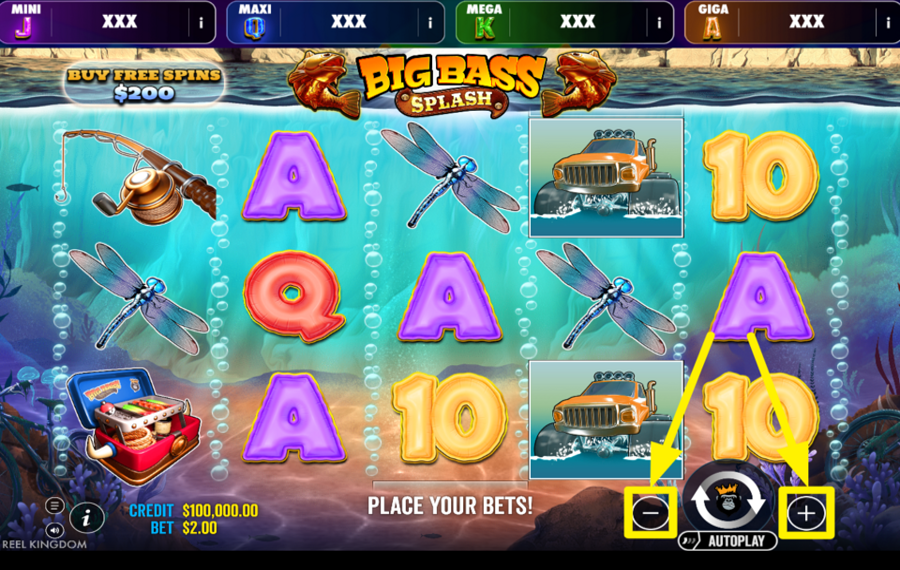 Big Bass Splash Oranje Jackpot CHOISISSEZ VOTRE PARI.