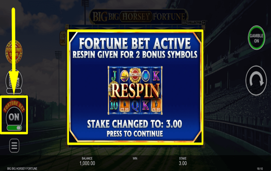 Big Big Horsey Fortune APPLY FORTUNE BET.