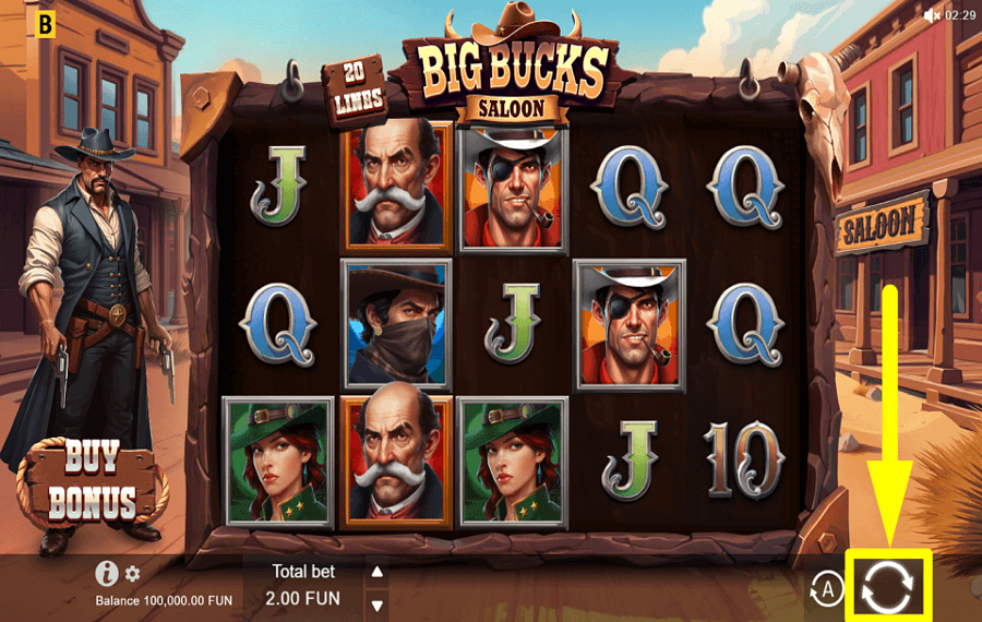 Big Bucks Saloon JUEGA POR RECOMPENSAS.