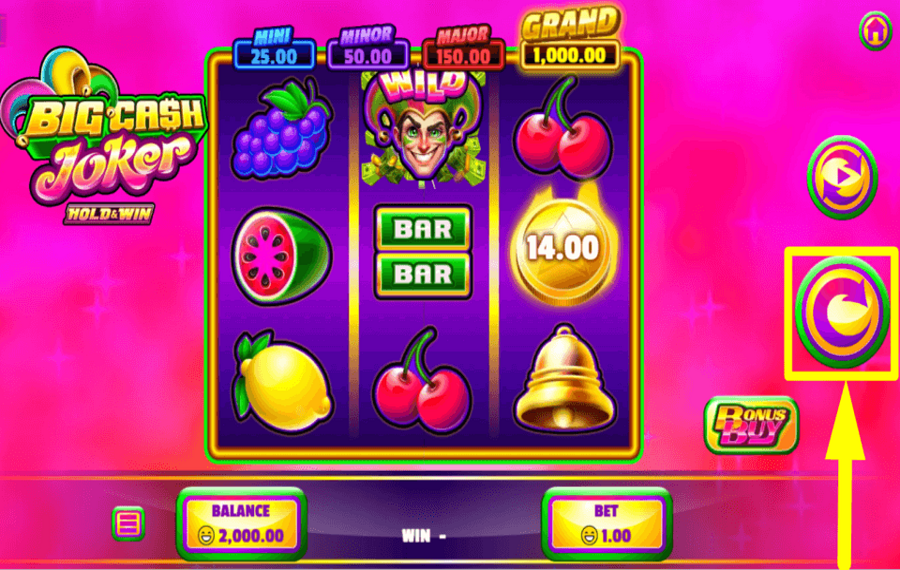 Big Cash Joker Hold and Win È ORA DI GIOCARE.
