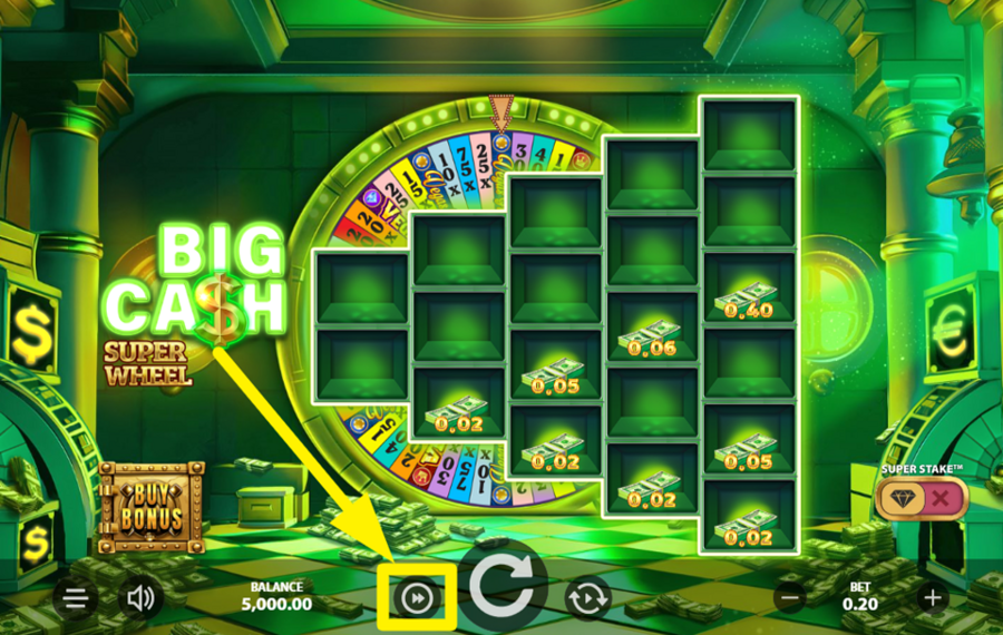 Big Cash Super Wheel АКТИВИРУЙТЕ ТУРБО-РЕЖИМ!
