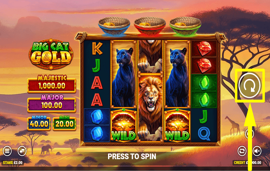 Big Cat Gold НАЧНИТЕ АЗАРТНЫЕ ИГРЫ.