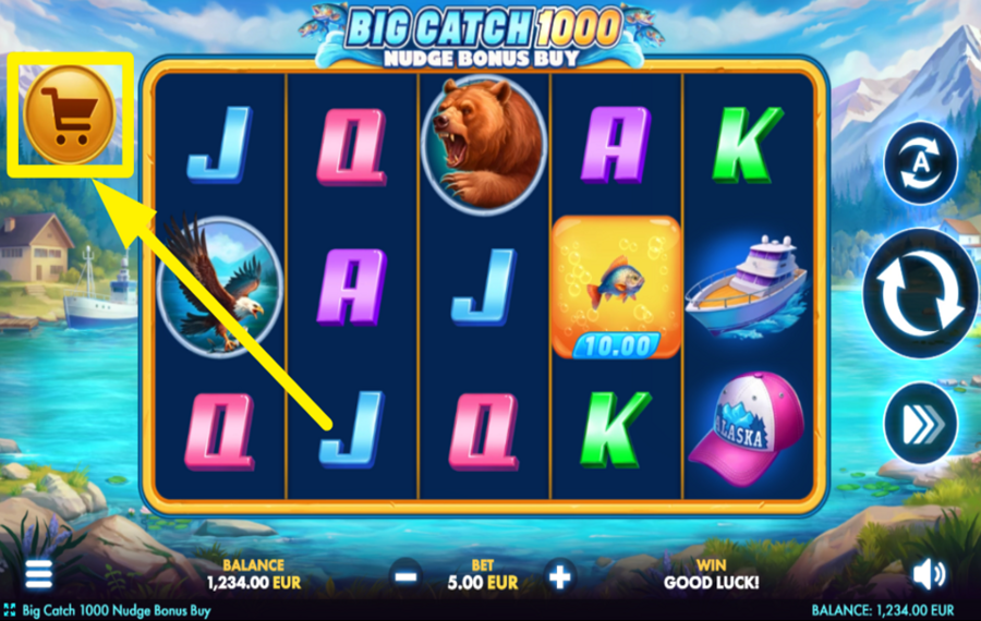 Big Catch 1000 Nudge Bonus Buy FREE SPINS, MORE WINS?
