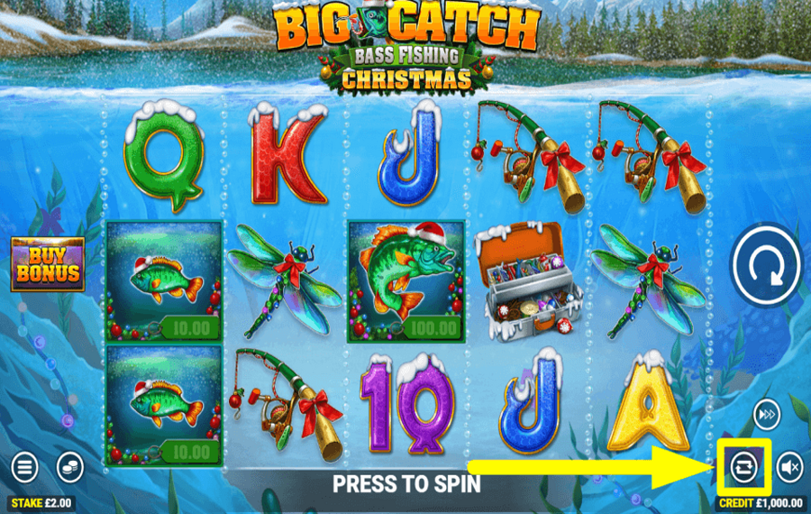 Big Catch Bass Fishing Christmas TOURNE AUTOMATIQUEMENT.