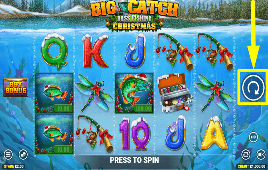 Big Catch Bass Fishing Christmas FAITES TOURNER LES BOBINES.