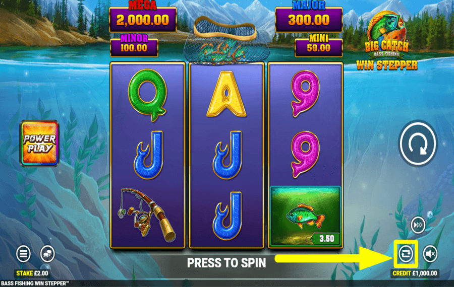 Big Catch Bass Fishing Win Stepper ВРАЩЕНИЕ АВТОМАТИЧЕСКИ.