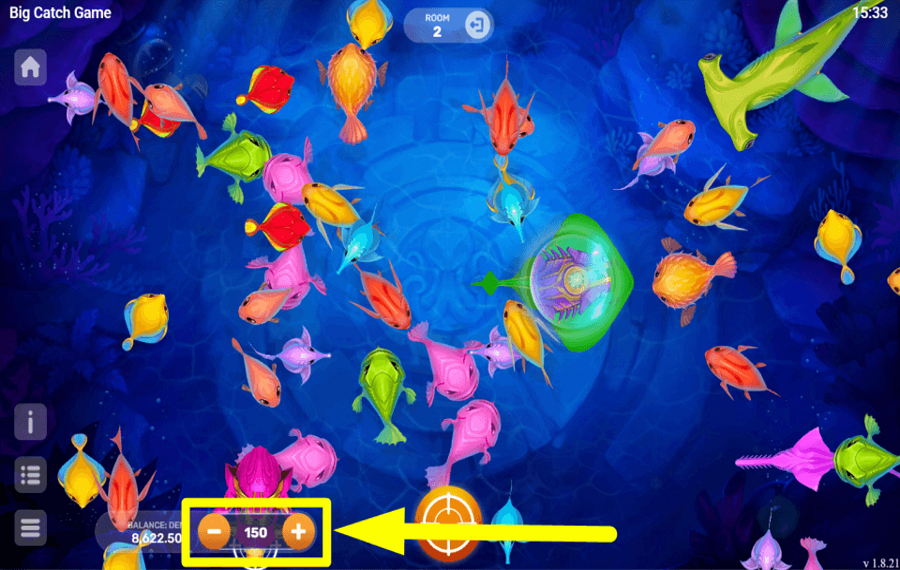 Big Catch Game CAST YOUR BET.