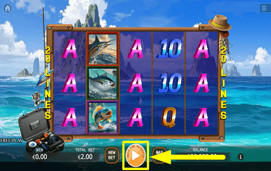 Big Catch Lock 2 Spin START THE GAME.
