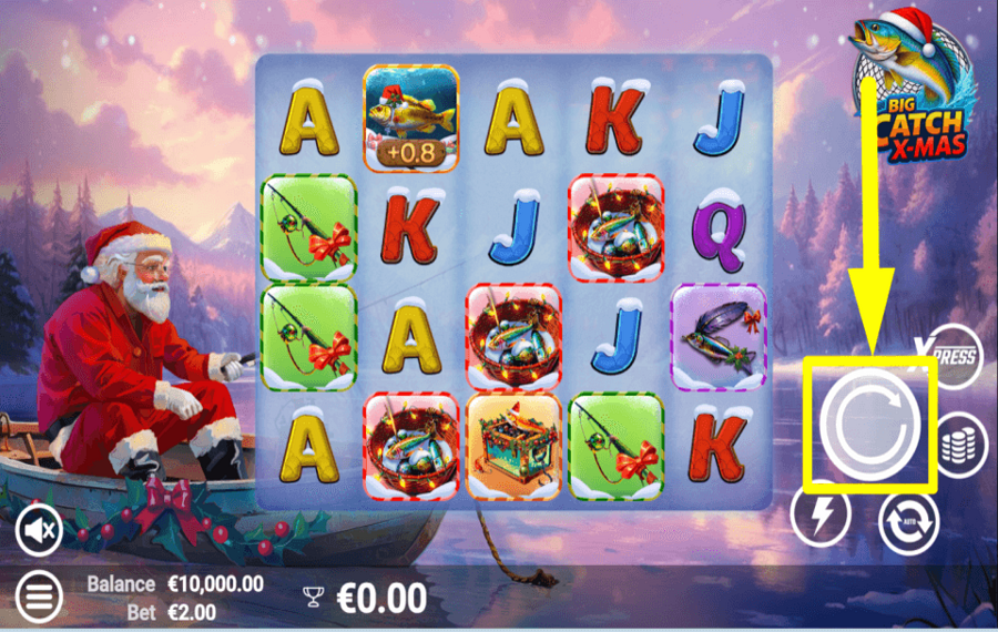 Big Catch Xmas SPIN FOR REWARDS.