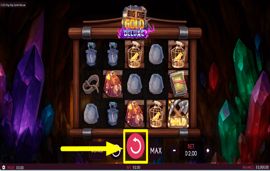 Big Dig Gold Deluxe EMPIEZA A JUGAR.