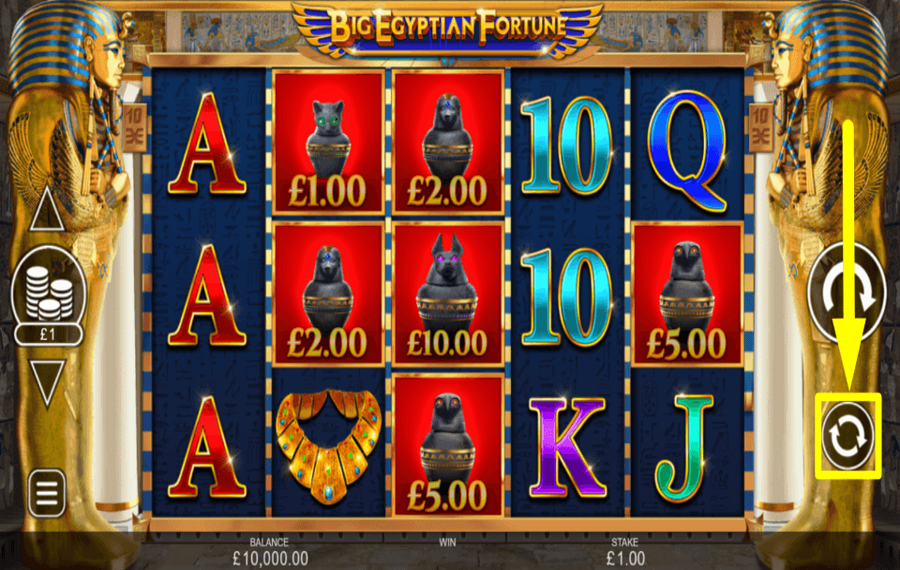 Big Egyptian Fortune CONTINUE WITH AUTOPLAY.