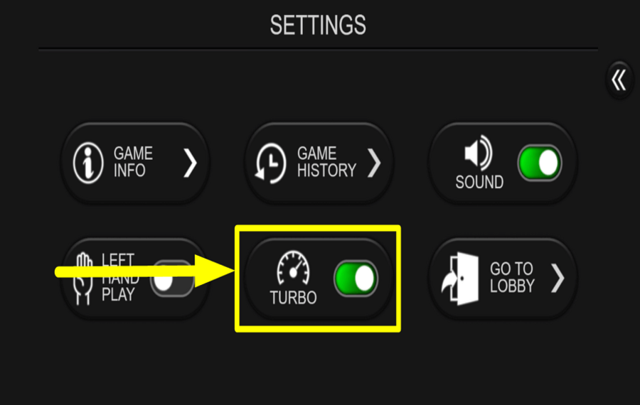 Big Egyptian Fortune CHANGE GAME SPEED.