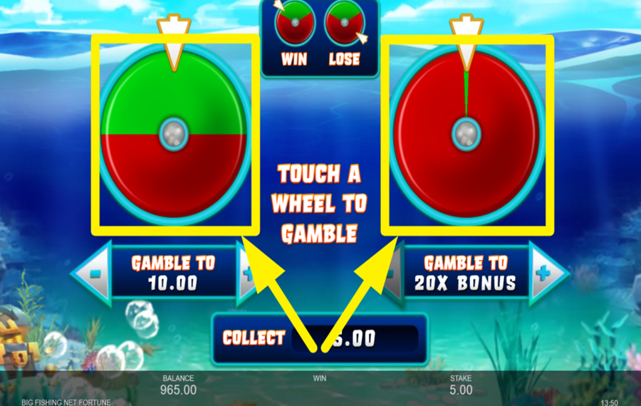 Big Fishing Net Fortune Misez sur votre victoire !