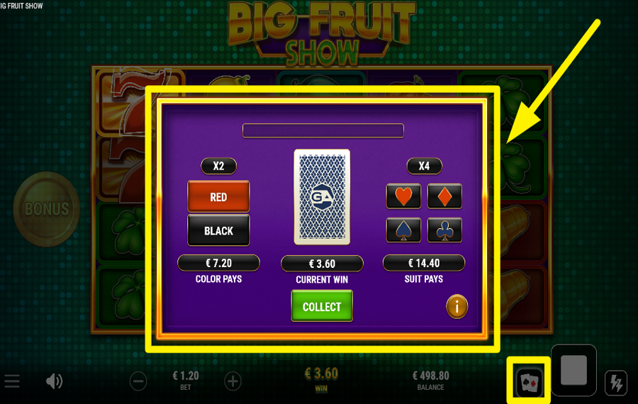 Big Fruit Show JUEGA TUS GANANCIAS.