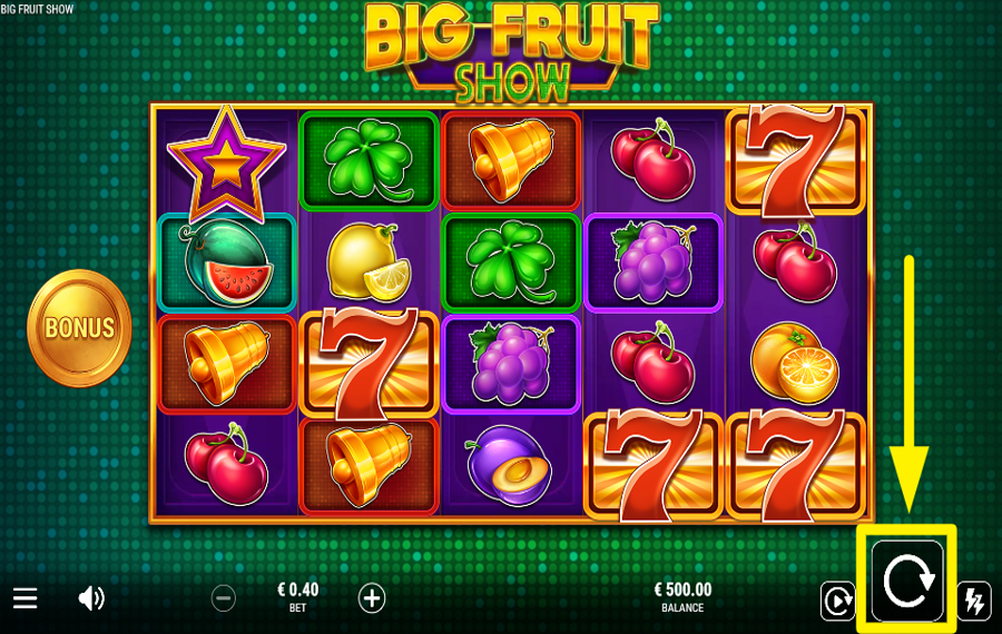 Big Fruit Show TOCA EL BOTÓN GIRAR.