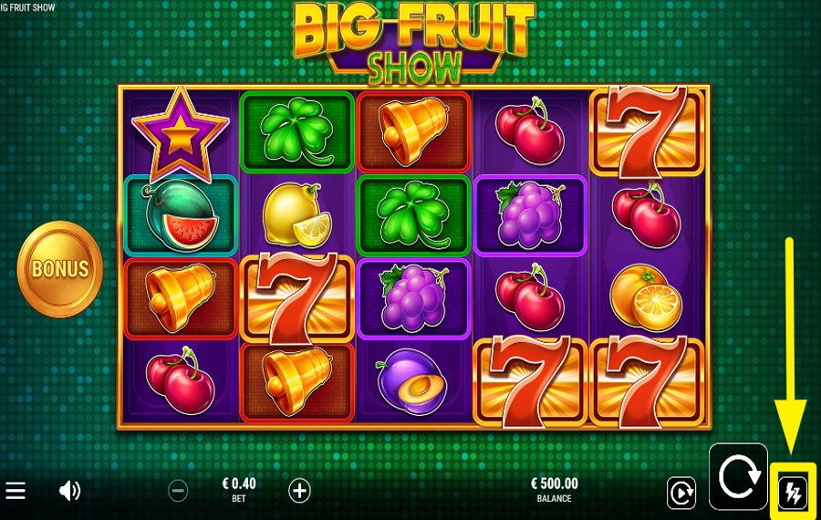 Big Fruit Show ACTIVA TURBOPLAY.